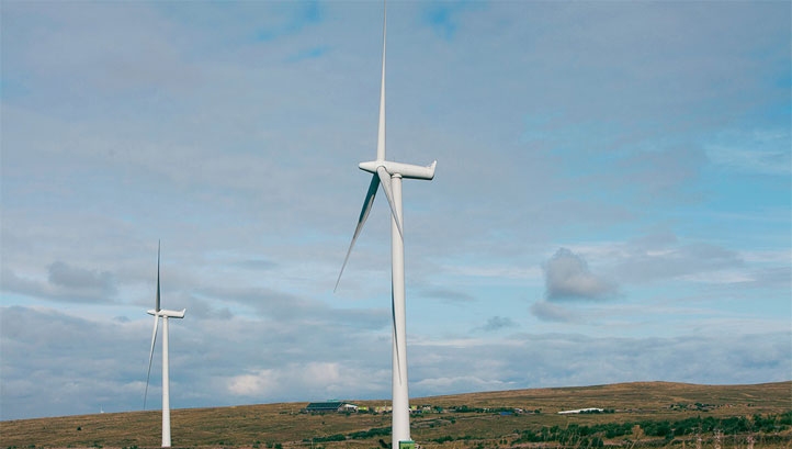 Pictured: Turbines at the Whitelee wind farm. Image: ScottishPower